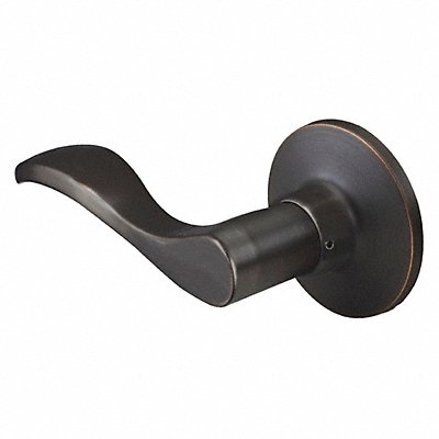 Lever Lockset Aged Bronze Wave Style