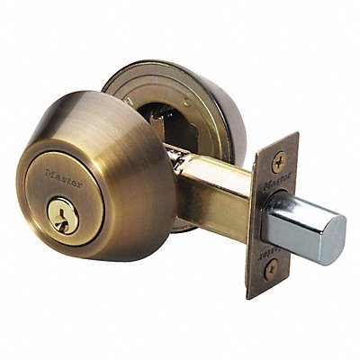 Deadbolt Antique Brass Double Cylinder