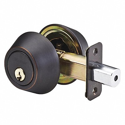 Deadbolt Aged Bronze Double Cylinder