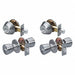 Knob Lockset Tulip Style Satin Nickel