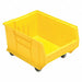 Mobile Hopper Bin Yellow PP 12 in