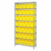 Bin Shlvng 36inx74inx12in Yellow