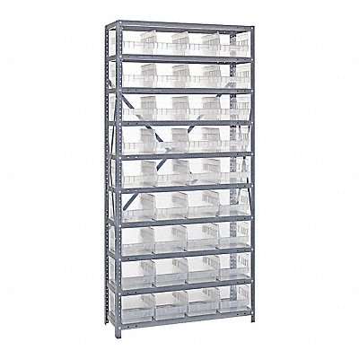 Pick Rack 18inx75inx36in Clear