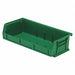 K4955 Hang and Stack Bin Green PP 3 in