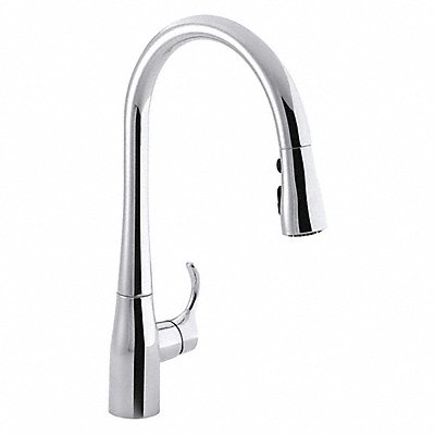 Gooseneck Pull Out Chrome Kohler 1.5gpm