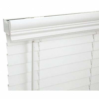 Mini Blinds 72 Lx 24 W White Faux Wood