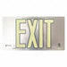 Exit Sign 8 1/2 in x 15 1/4 in Aluminum
