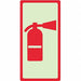 Photolum Safety Sign 12in x 6in Plastic