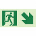 Photolumnscnt Safety Sign 6x12in Plastic