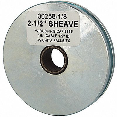 Sheave 1/8 Rope Diameter