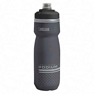 Water Bottle 21 oz Plastic Black Body