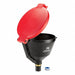 K7660 Drum Funnel Red Polyethylene NPT