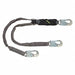 Shock-Absorbing Lanyard Black/Gray