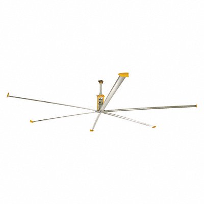 HVLS Ceiling Fan 76 rpm 6 Blades 480VAC