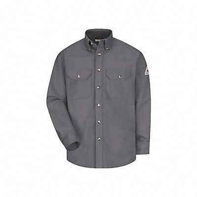 K1945 Flame-Resistant Collared Shirt Gray