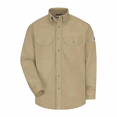 K1945 Flame-Resistant Collared Shirt Khaki