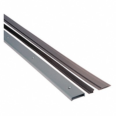 Fire Door Gap Seal 48 in Brown Steel