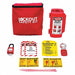 Portable Lockout Kit Filled Canvas Red