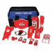 Portable Lockout Kit Filled Red/Blue/Blk