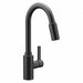 Gooseneck Matte Black Moen Gena Brass