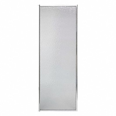 Shower Door Silver Pivot 64 in