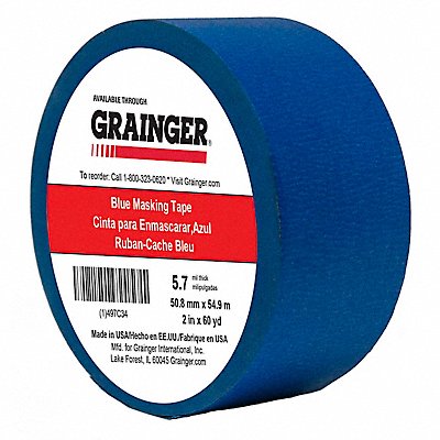 Masking Tape 2 W 60 yd L Blue