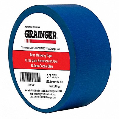 Masking Tape 6 W 60 yd L Blue