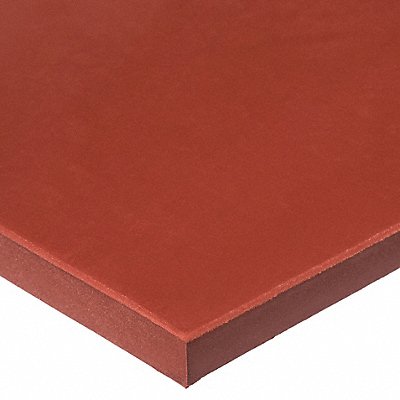 D7234 Silicone Sheet 50A 5 x36 x0.25 Red