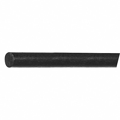 PlasticRod CarbonFiber 1/2 Dia 1ftL Blck