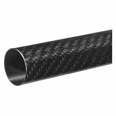 K7376 Tube CrbnFiber 3ft 1/2 InDia 5/8 ODi Blk