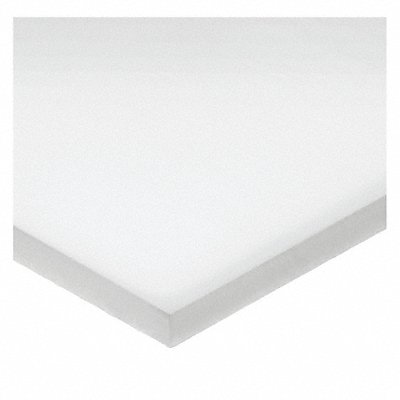 Rectangle AcetalCopol 6 x12 2 T Wht Opq