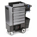 Black Light Duty Tool Utility Cart