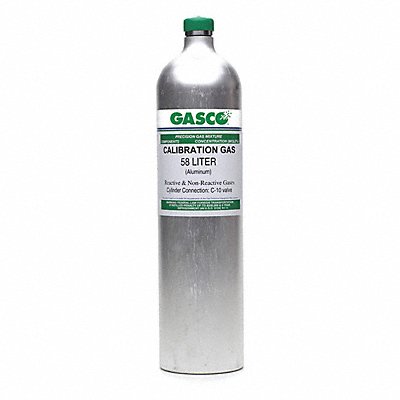 Calibration Gas 58L Cylinder Capacity