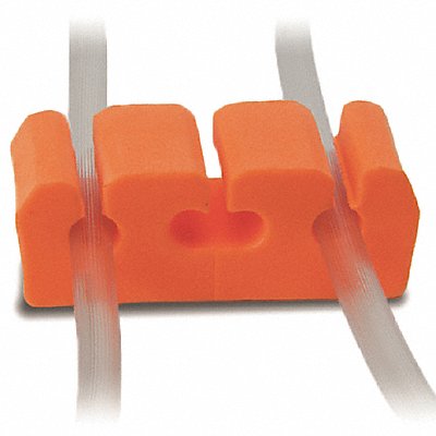 Cord Holder Orange PVC 2-3/4 L PK100