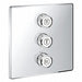 Triple Volume Control Trim Grohe Chrome