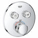 Dual Func Thermostatic Trim Grohe Chrome