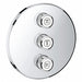 Triple Volume Control Trim Grohe Chrome