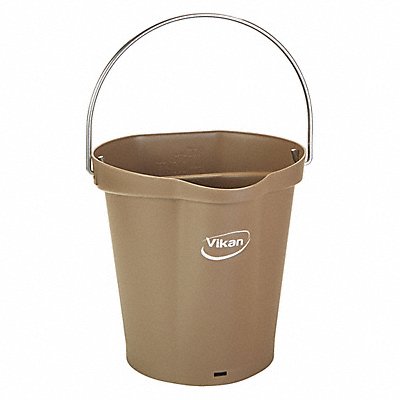 Hygienic Bucket 1 1/2 gal Brown