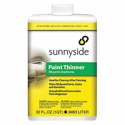 Paint Thinner 1 qt Bottle