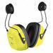 Ear Muffs Hard Hat Mounted Blk/Yel 27dB