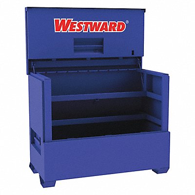 Piano-Style Jobsite Box 50 in Blue