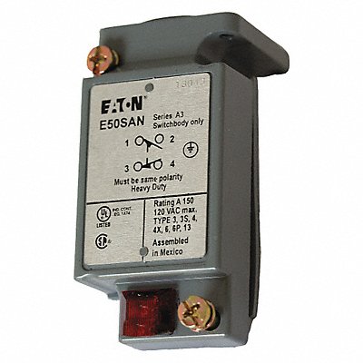 Limit Switch Body 1NO/1NC Neon Light