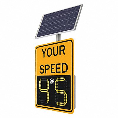 LED Radar Speed Sign Aluminum 29 x 23 