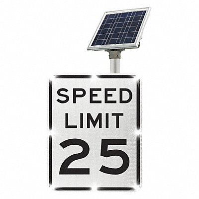 LED Traffic Sign Speed Limit 25 30 x24 