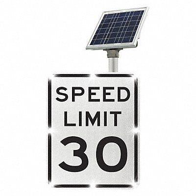 LED Traffic Sign Speed Limit 30 30 x24 