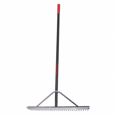 Landscape Rake 30 in W Aluminum Handle