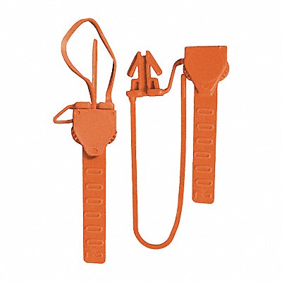 Padlock Seals Orange Unfinished PK250