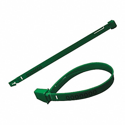 Strap Seals Green Unfinished PK250