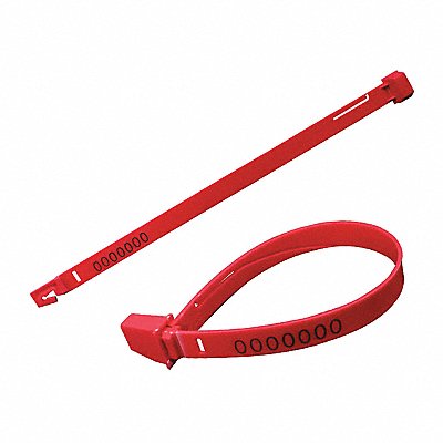 Strap Seals Red Unfinished PK250