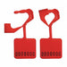 Padlock Seals Red Unfinished PK250